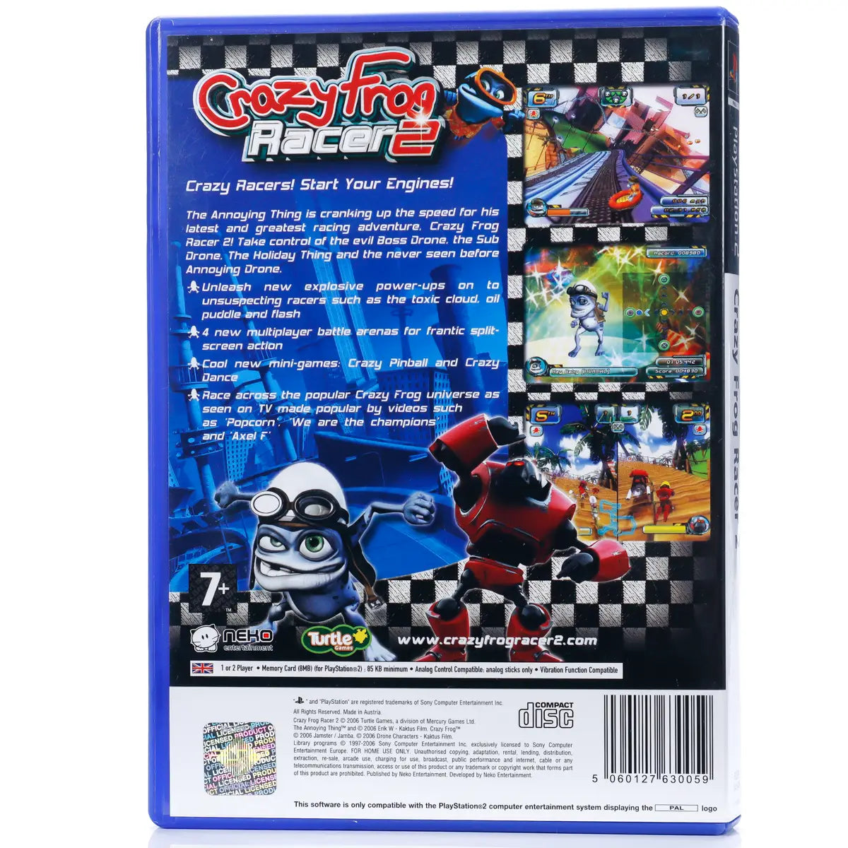 Crazy Frog Racer 2 - PS2 spill - Retrospillkongen