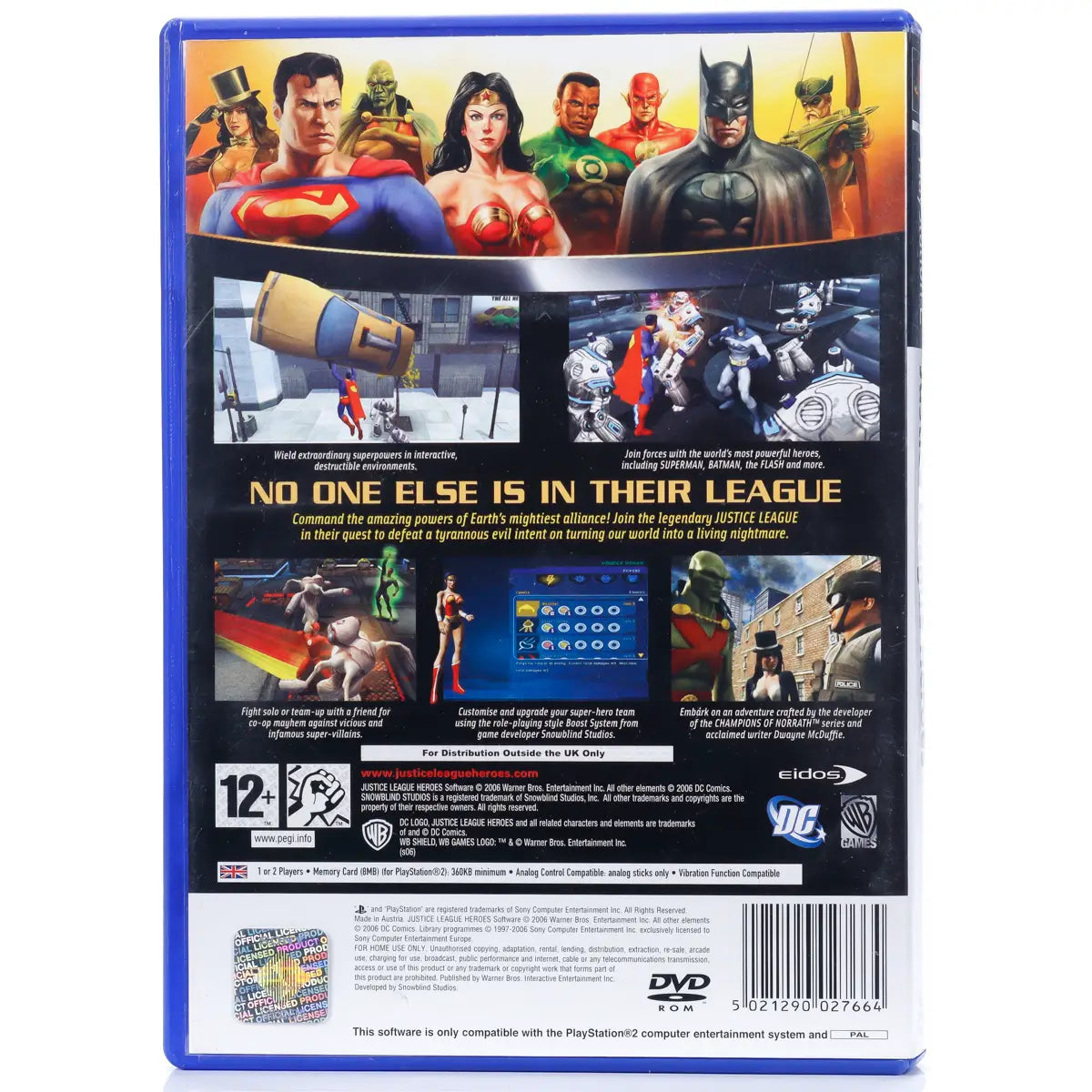 Justice League Heroes - PS2 spill - Retrospillkongen