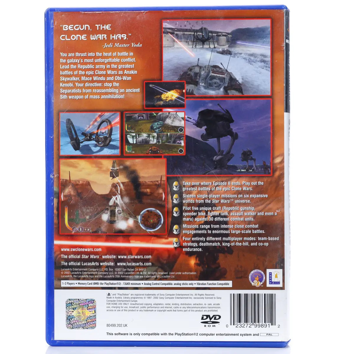 Star Wars: The Clone Wars - PS2 spill - Retrospillkongen