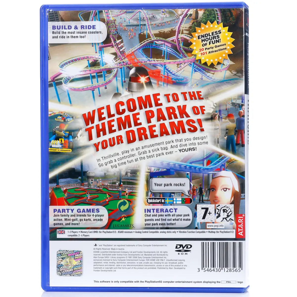 Thrillville - PS2 spill - Retrospillkongen