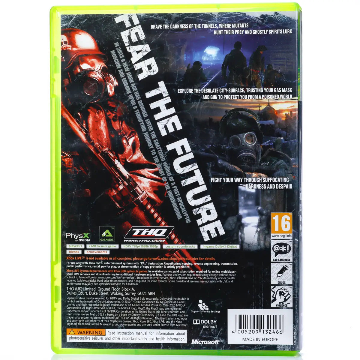 Metro 2033 - Xbox 360 spill - Retrospillkongen