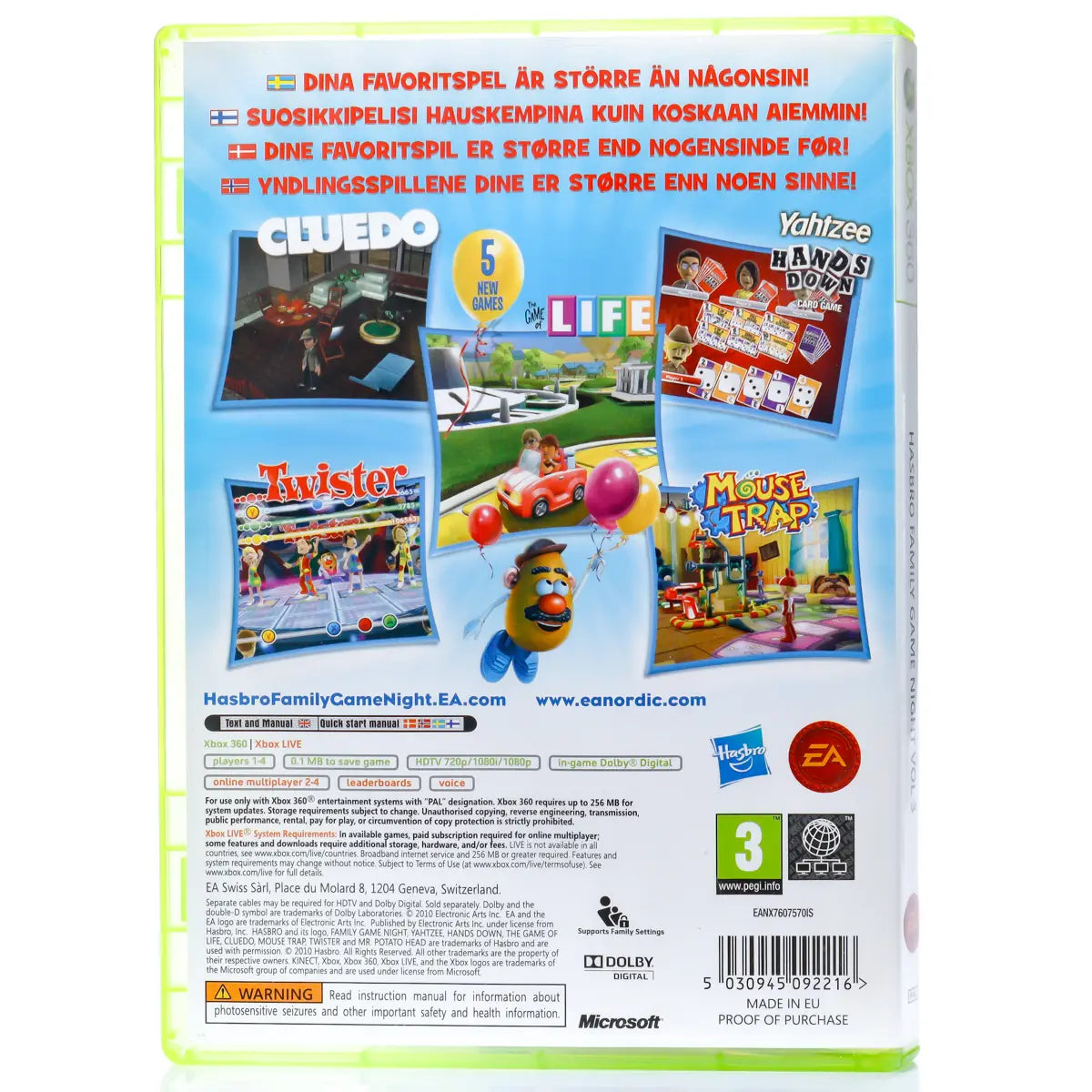 Family Game Night 3 - Xbox 360 spill - Retrospillkongen