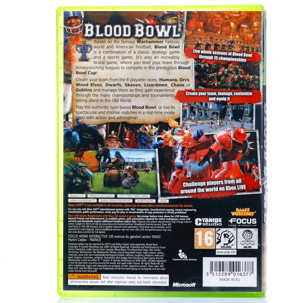 Blood Bowl - Xbox 360 spill - Retrospillkongen