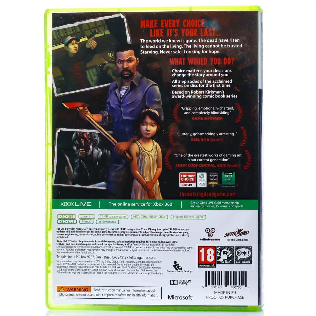 The Walking Dead - Xbox 360 spill - Retrospillkongen