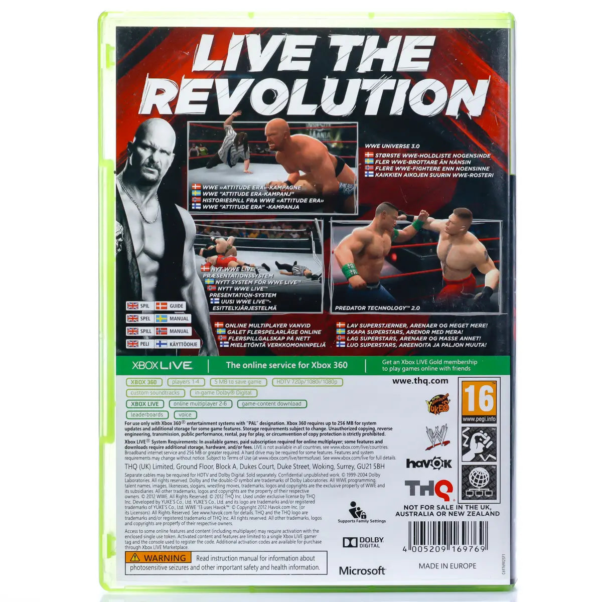 WWE 13 - Xbox 360 spill - Retrospillkongen