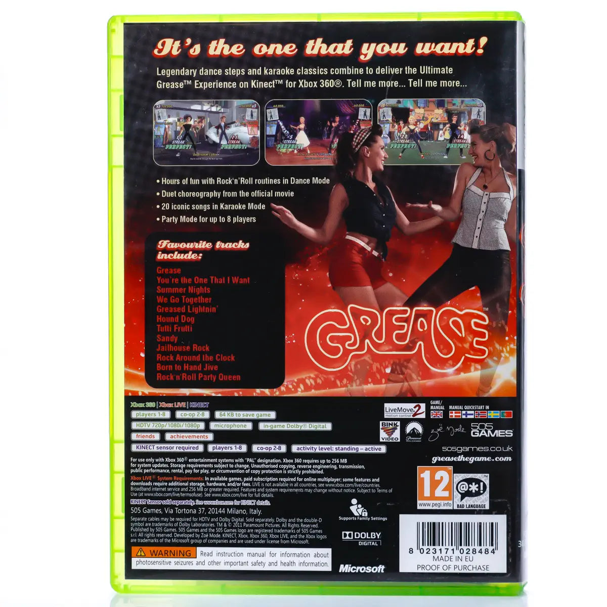 Grease Dance - Xbox 360 spill - Retrospillkongen