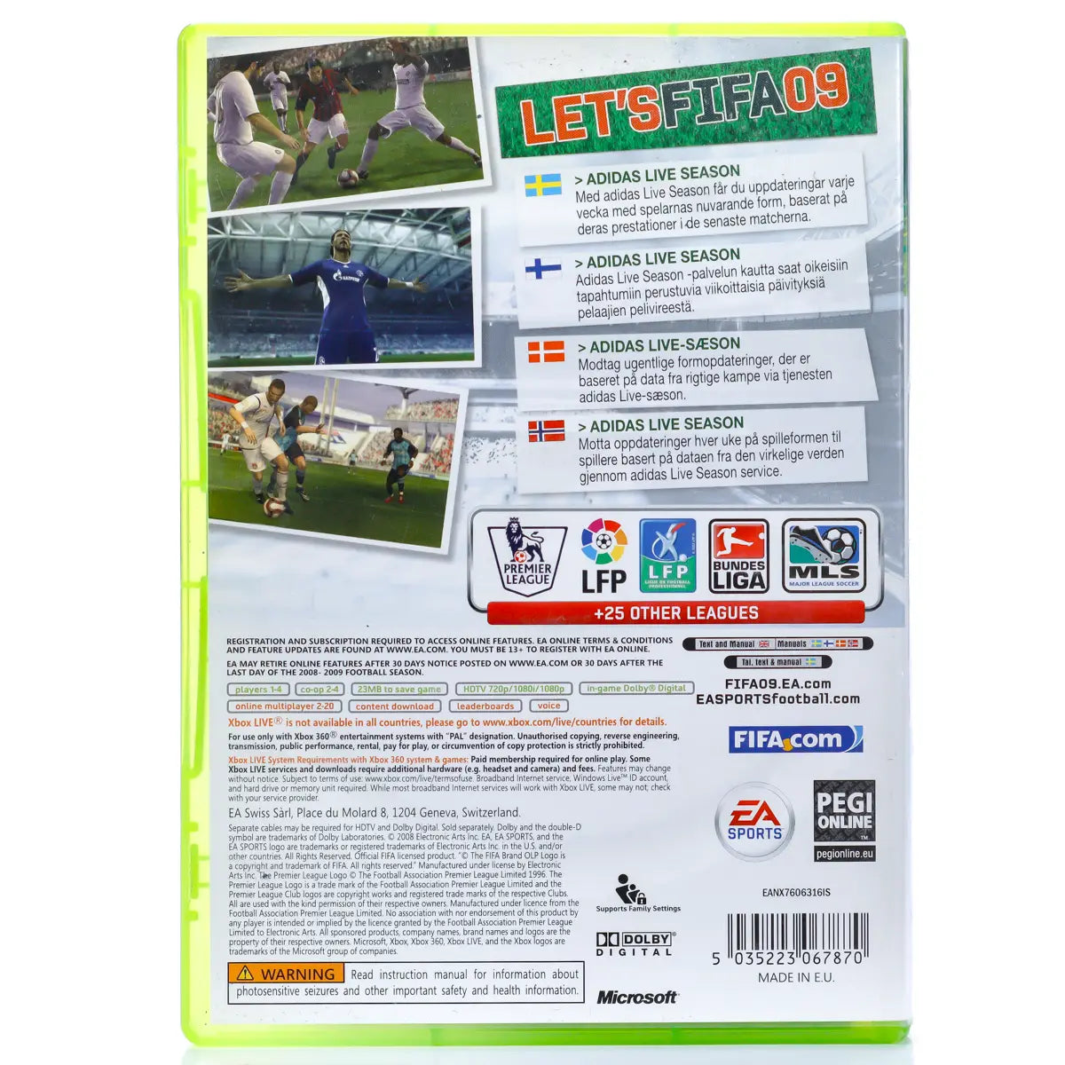 FIFA 09 - Xbox 360 spill - Retrospillkongen