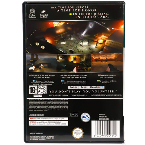 Medal of Honor: European Assault - GameCube spill - Retrospillkongen