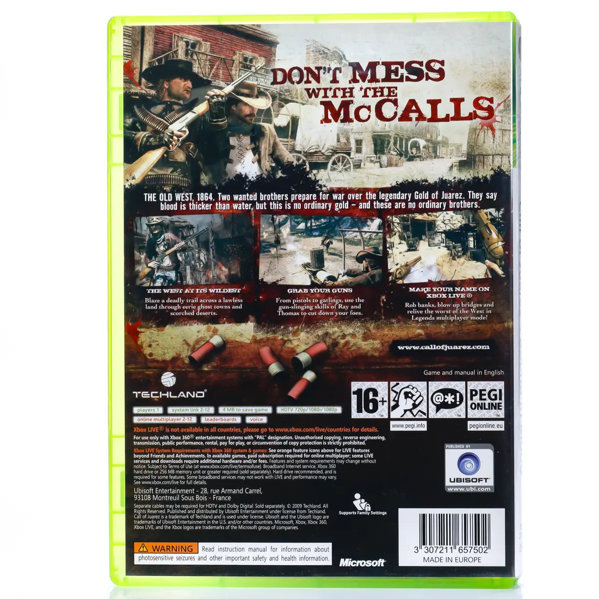 Call of Juarez: Bound in Blood - Xbox 360 spill - Retrospillkongen