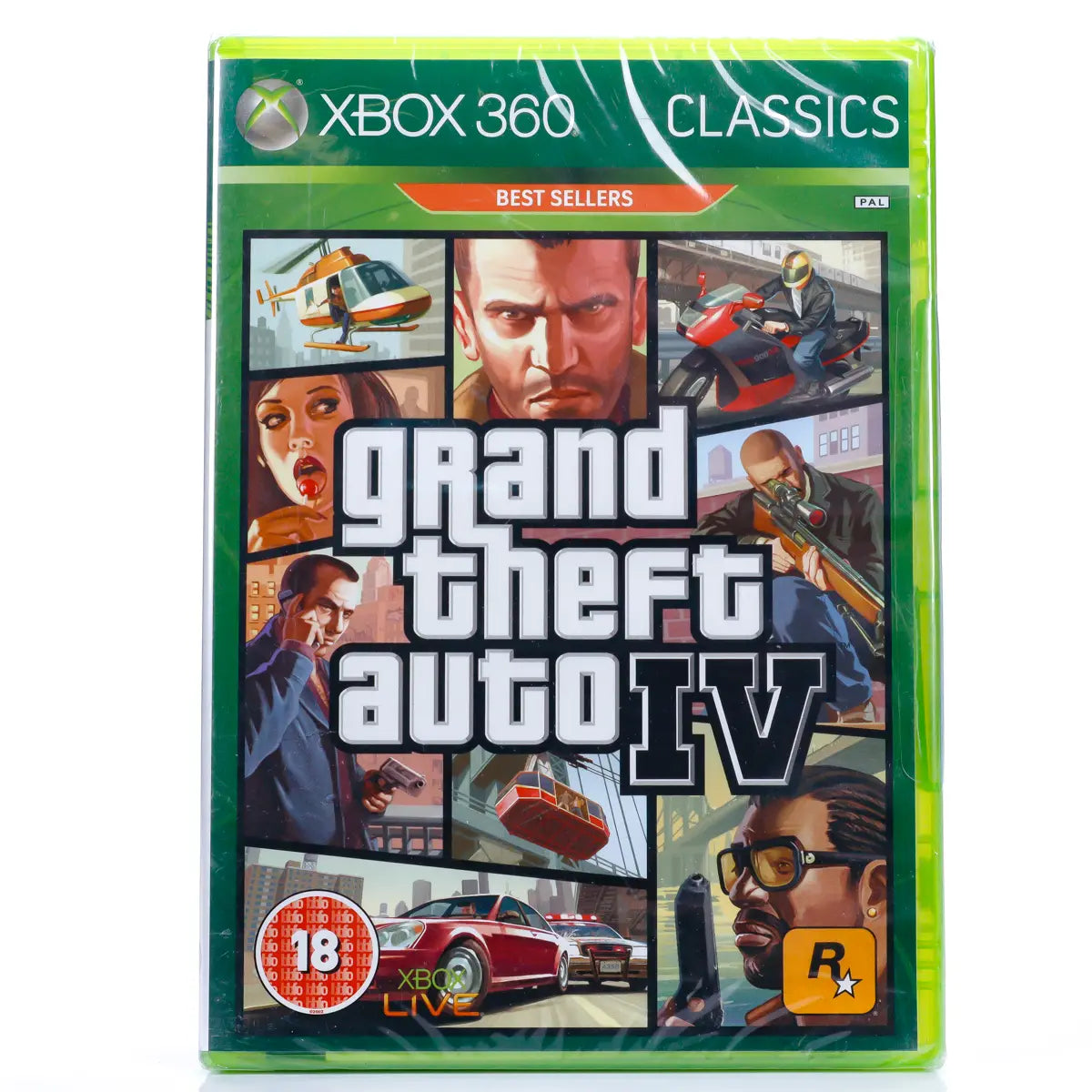Grand Theft Auto IV - Classics - Xbox 360 spill (Forseglet) - Retrospillkongen