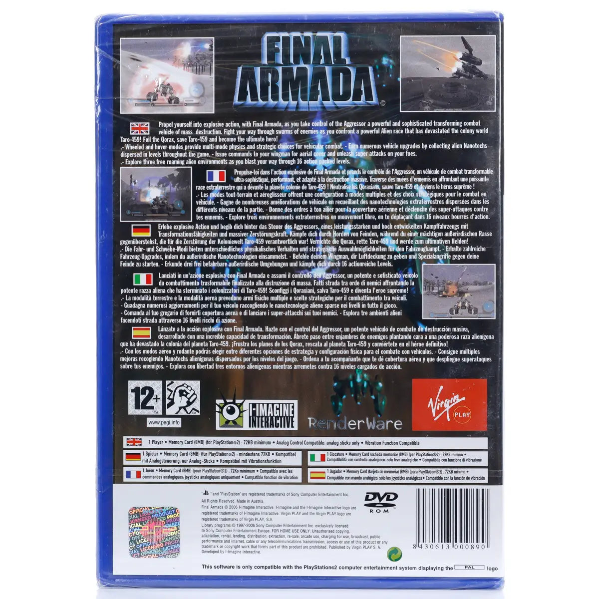 Final Armada - PS2 spill (Forseglet) - Retrospillkongen