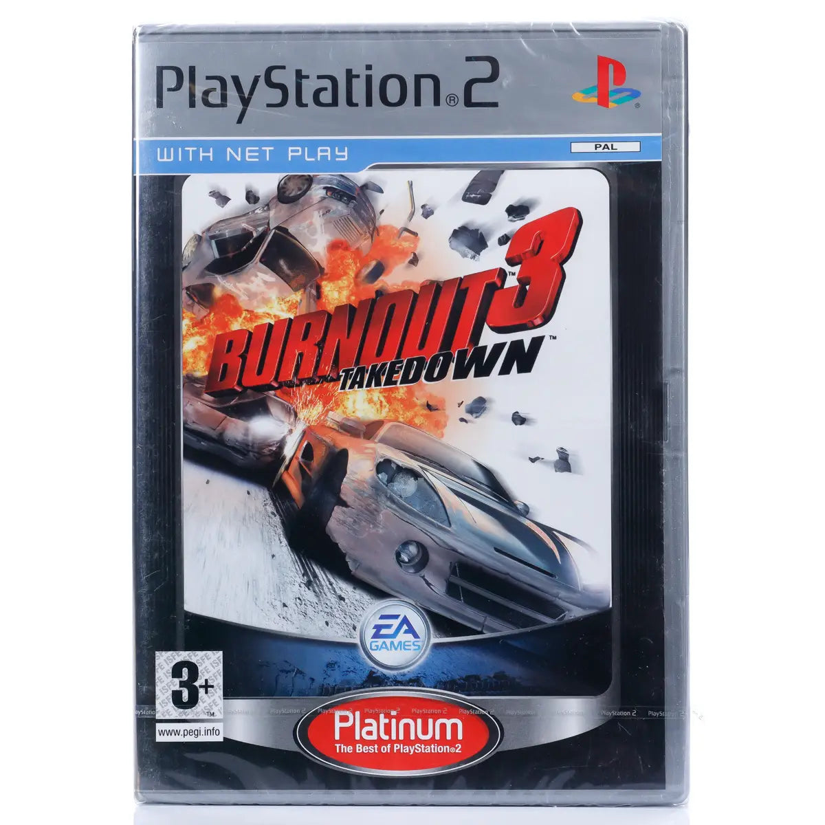 Burnout 3: Takedown - Platinum - PS2 spill (Forseglet) - Retrospillkongen
