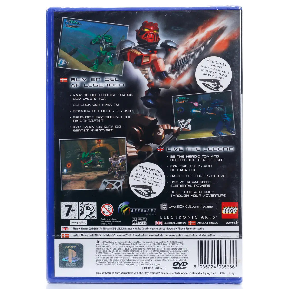 Bionicle - PS2 spill (Forseglet) - Retrospillkongen