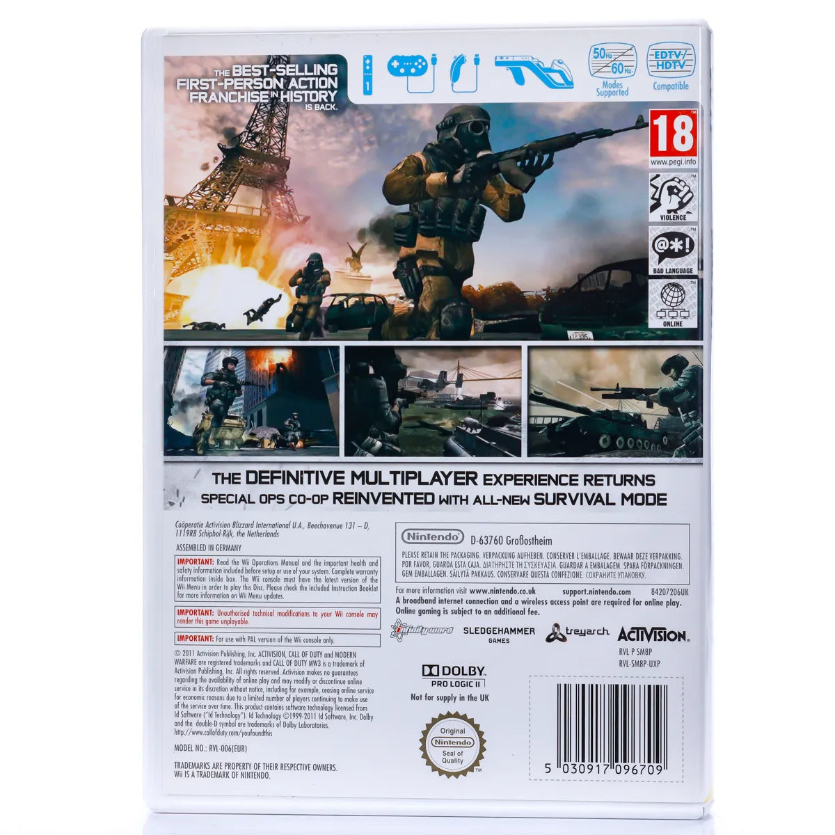 Call of Duty Modern Warfare 3 - Wii Spill - Retrospillkongen