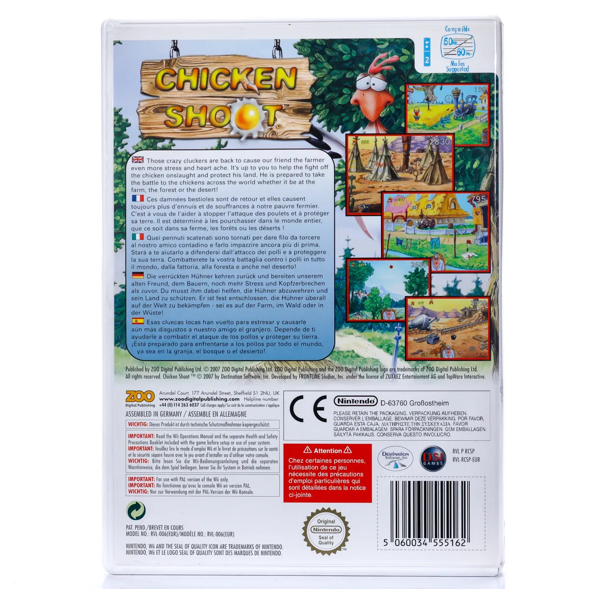 Chicken Shoot - WIi Spill - Retrospillkongen