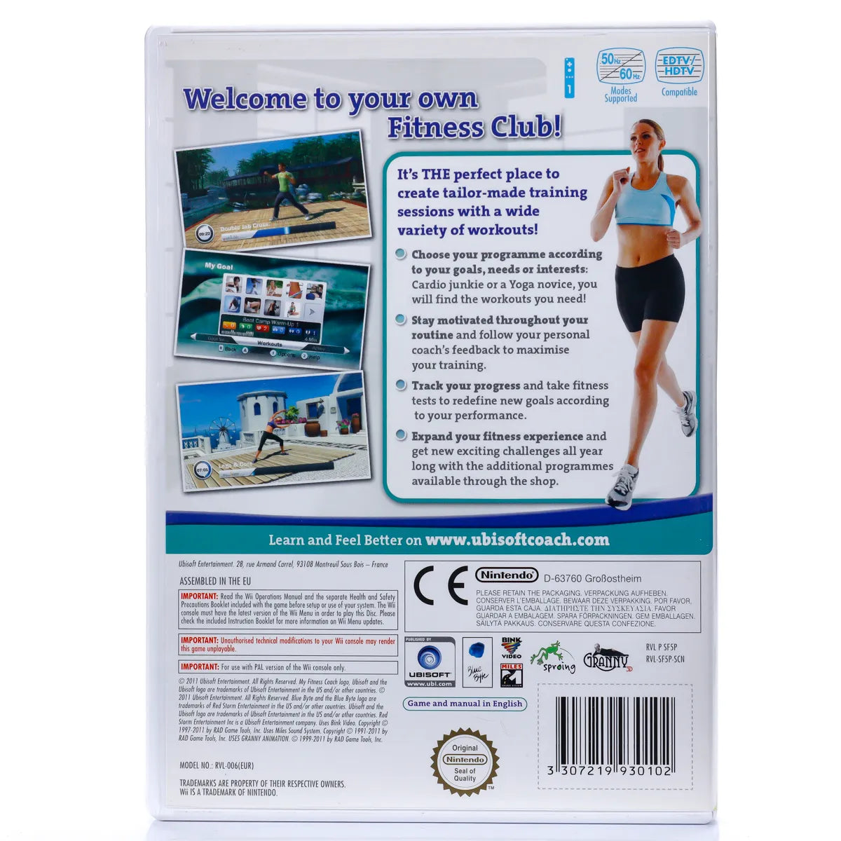 My Fitness Coach Club - Wii Spill - Retrospillkongen