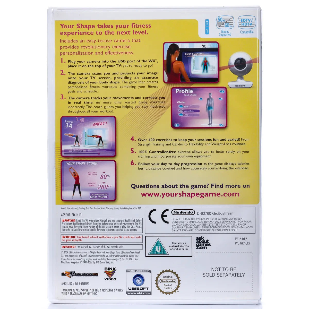 Your Shape: Fitness Focused On You - Wii Spill - Retrospillkongen