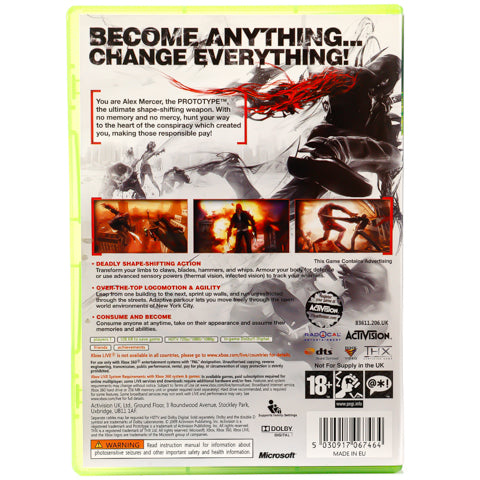 Prototype - Xbox 360 spill - Retrospillkongen