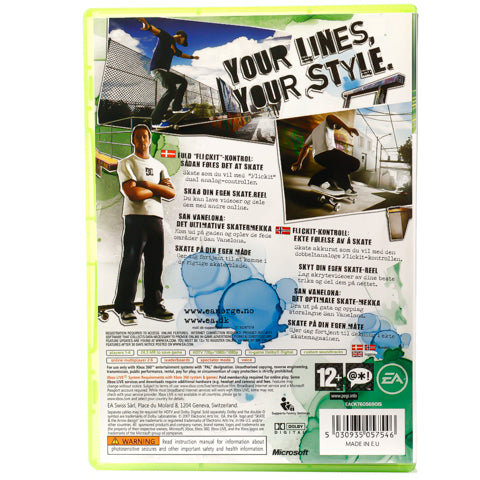 Skate. - Xbox 360 spill - Retrospillkongen