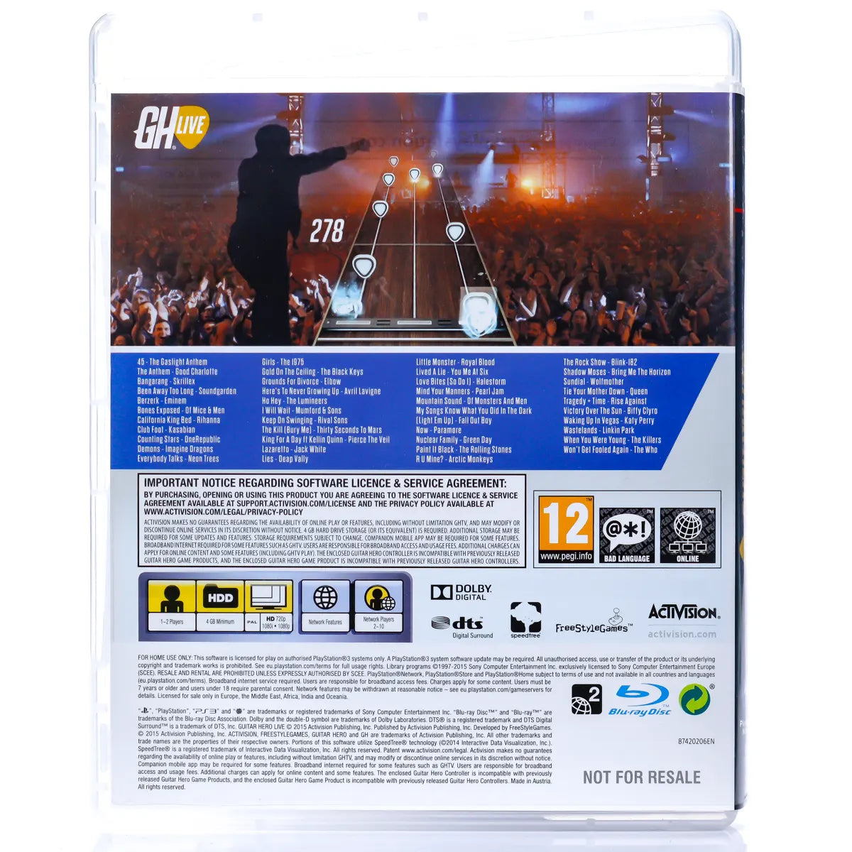 Guitar Hero Live - PS3 spill - Retrospillkongen