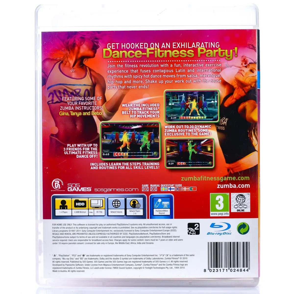 Zumba Fitness - PS3 spill - Retrospillkongen