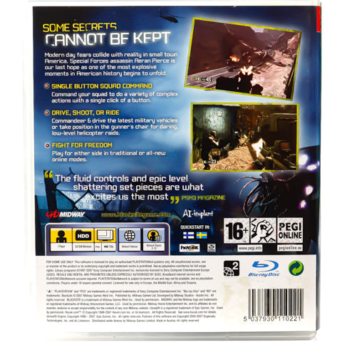 BlackSite - PS3 spill - Retrospillkongen