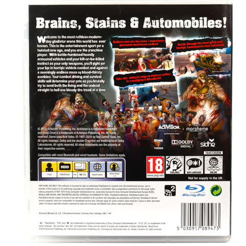Blood Drive - PS3 spill - Retrospillkongen