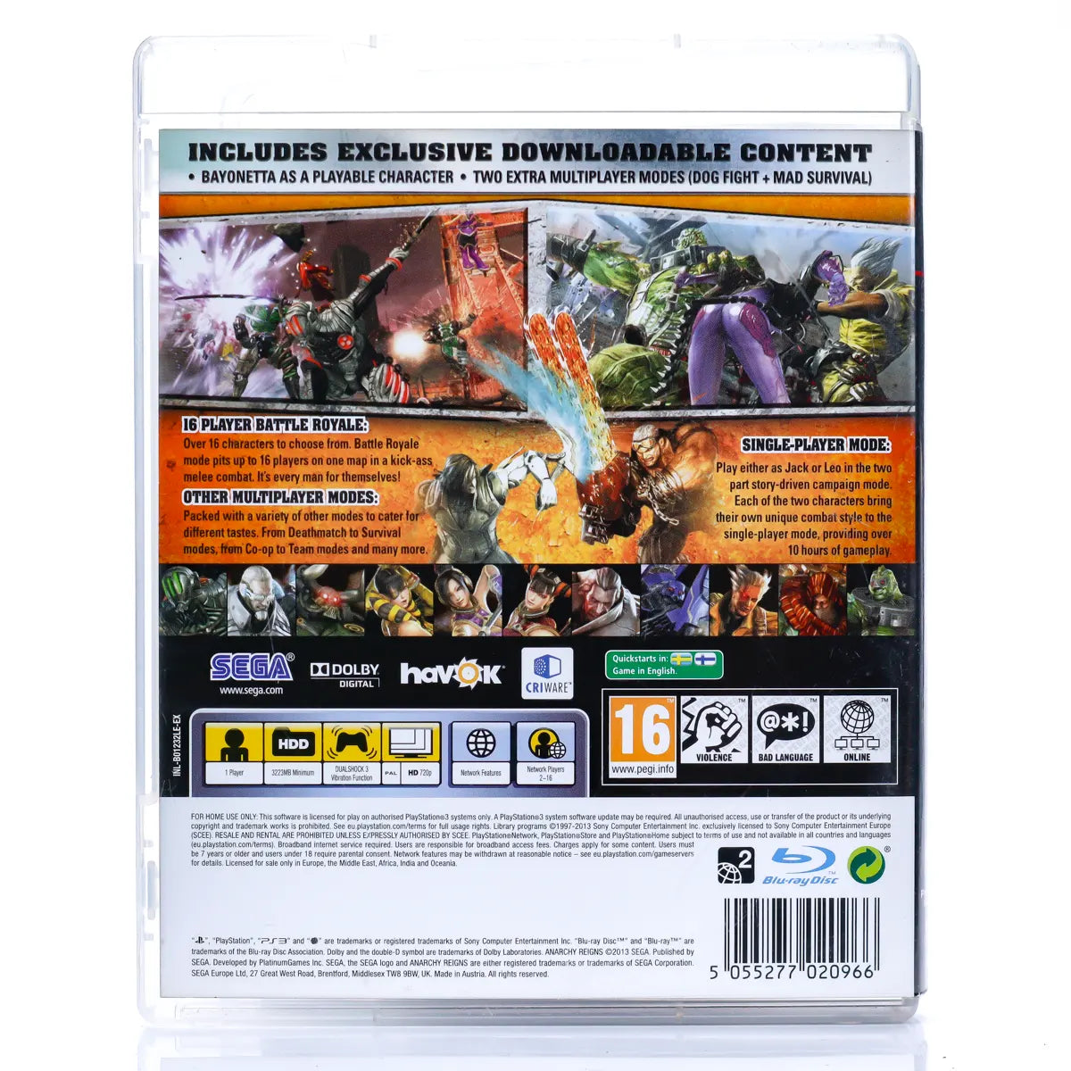 Anarchy Reigns (Limited Edition) - PS3 spill - Retrospillkongen