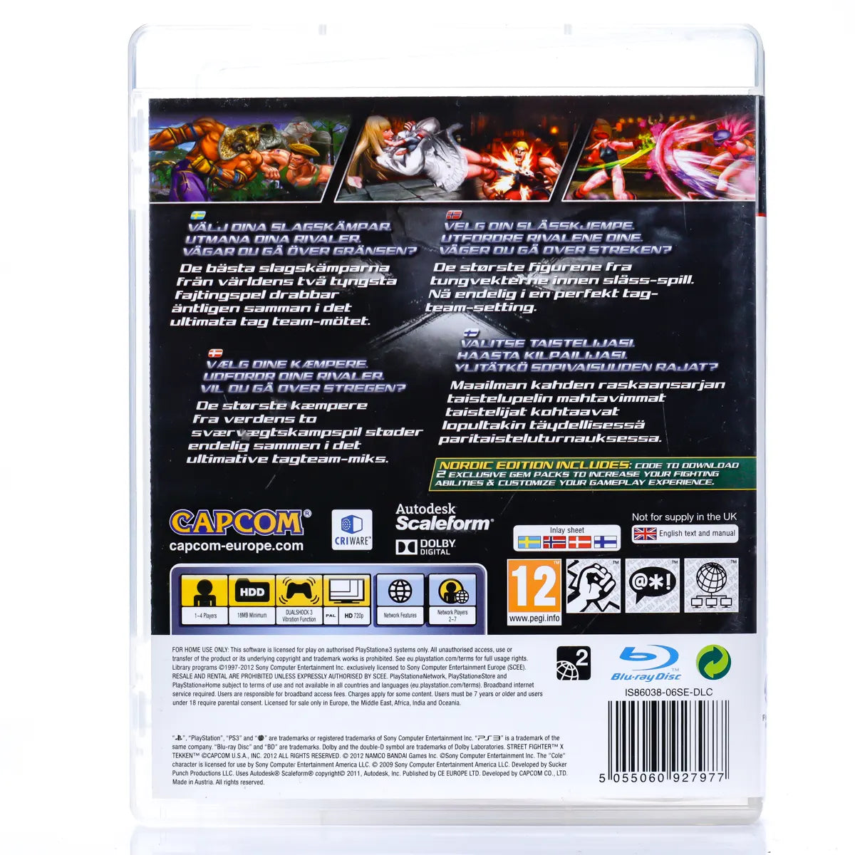 Street Fighter X Tekken - PS3 spill - Retrospillkongen