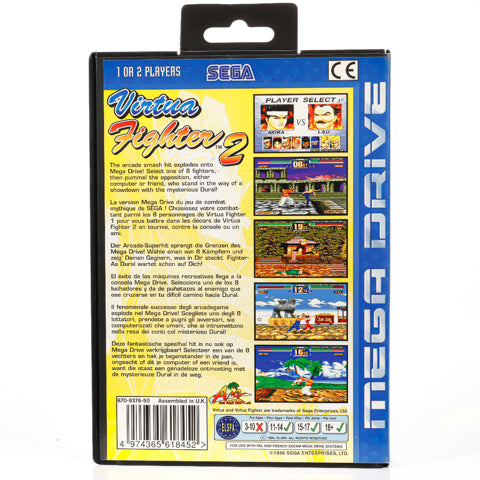 Virtua Fighter 2 - SEGA Mega Drive spill - Retrospillkongen