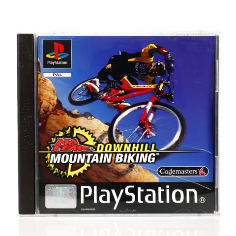 No Fear Downhill Mountain Biking - PS1 spill - Retrospillkongen