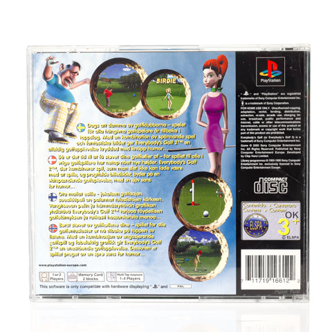 Everybody's Golf 2 - PS1 spill - Retrospillkongen