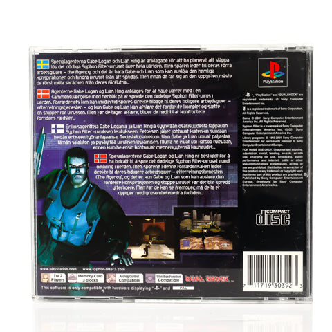 Syphon Filter 3 - PS1 spill - Retrospillkongen