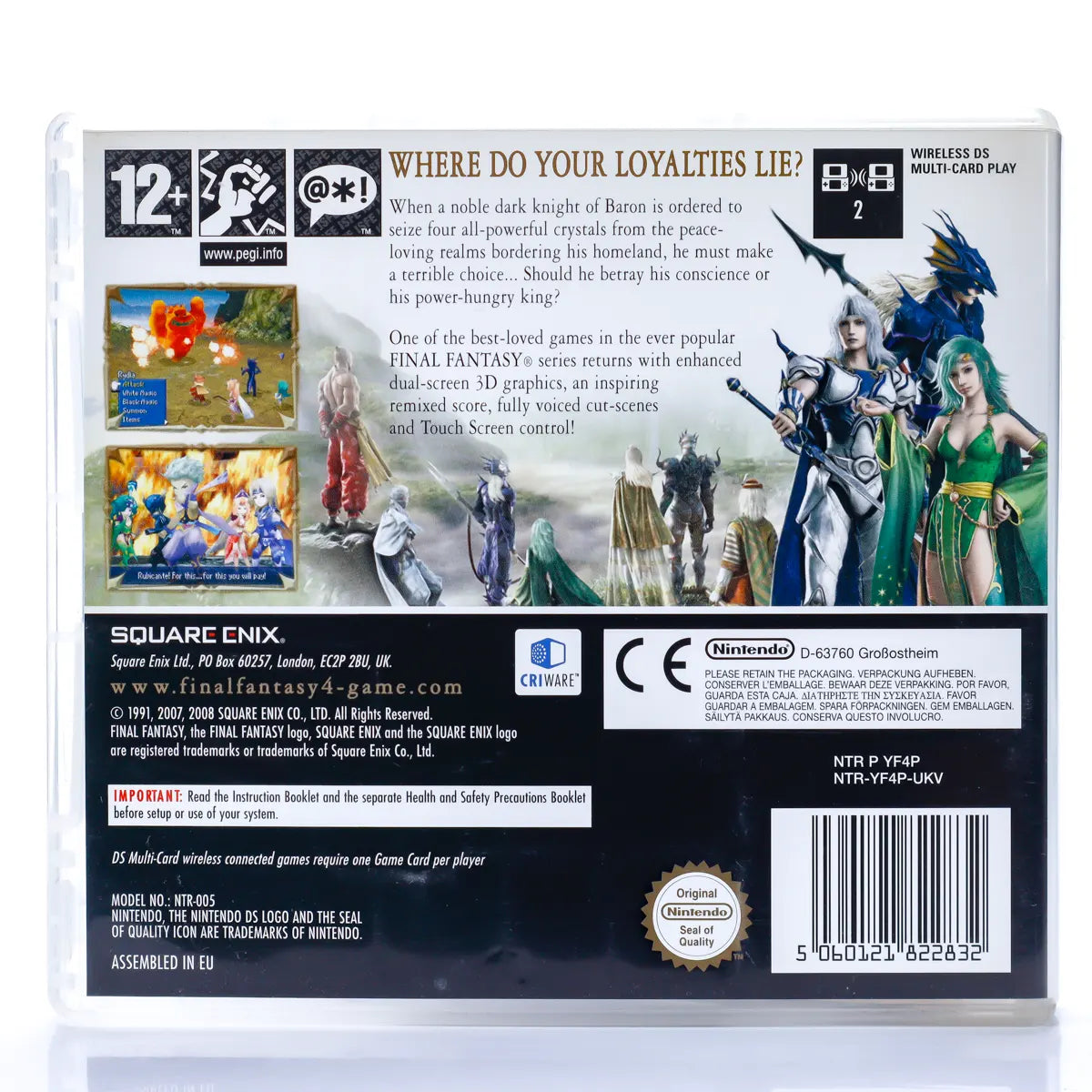 Final Fantasy IV - Nintendo DS - Retrospillkongen