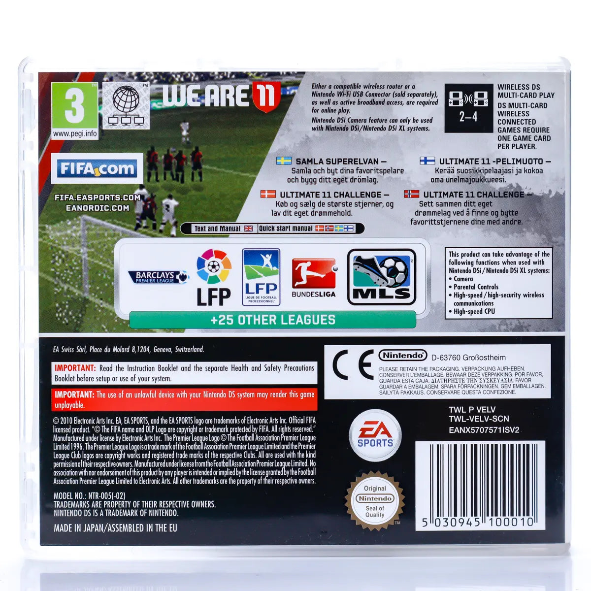 Fifa 11 - Nintendo DS spill - Retrospillkongen