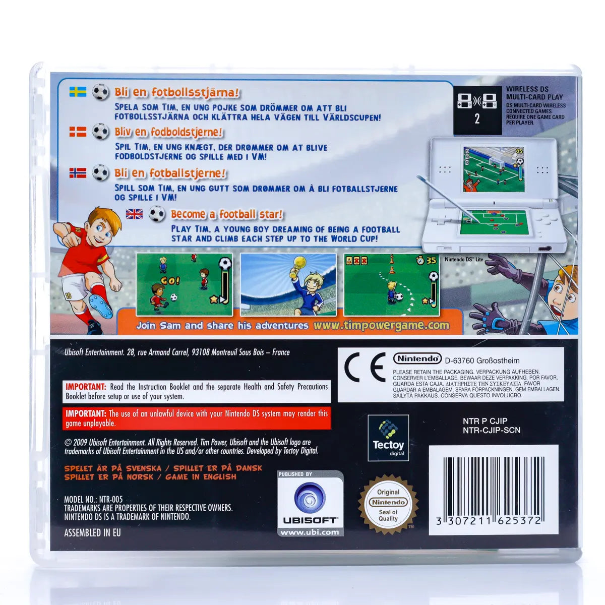 Tim Power Footballer - Nintendo DS spill - Retrospillkongen