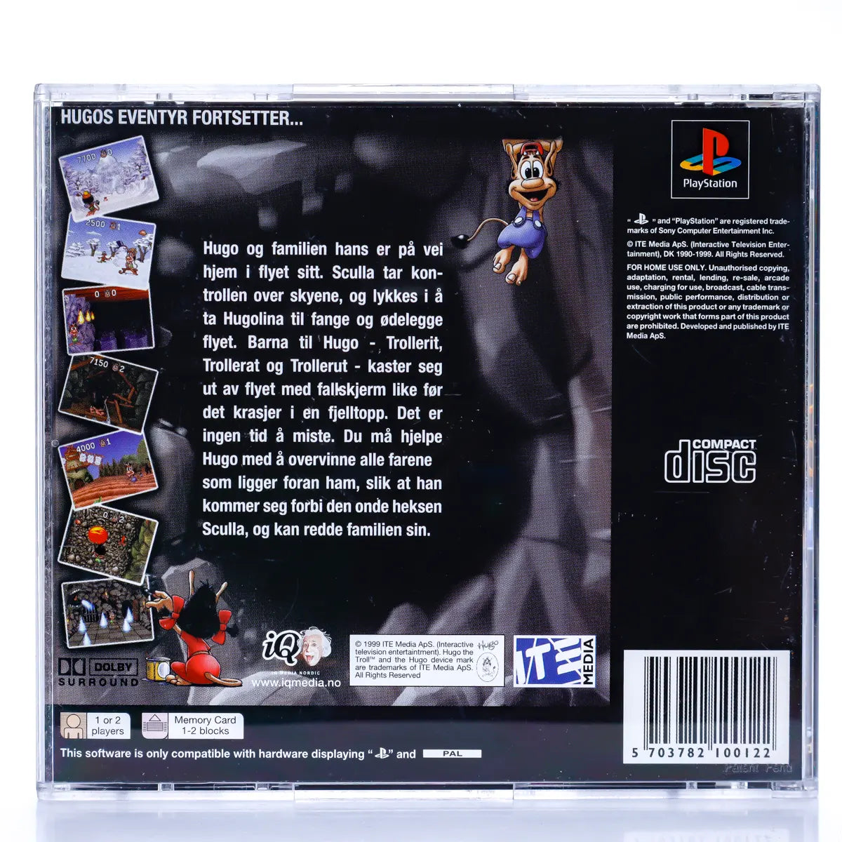 Hugo 2 - PS1 spill - Retrospillkongen