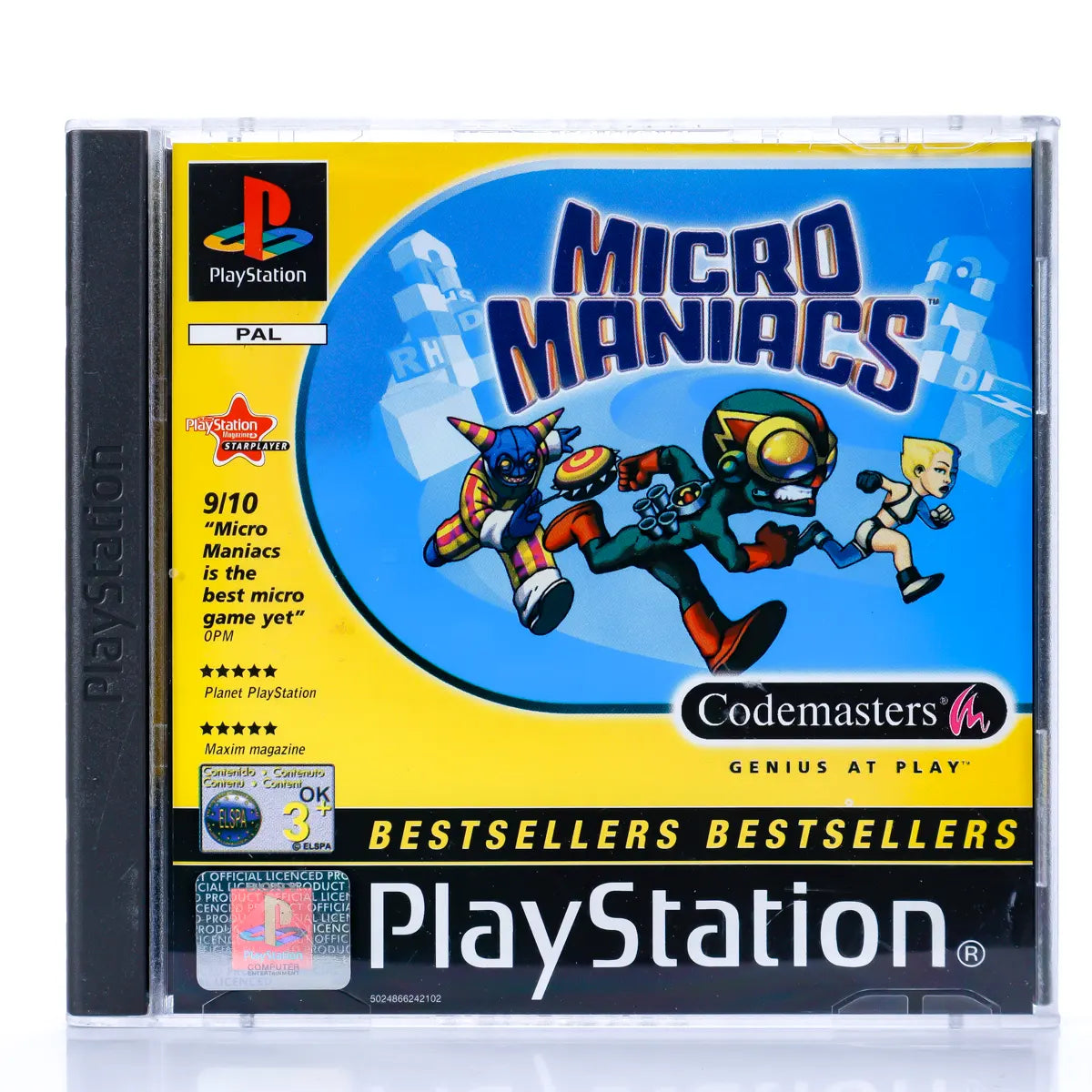Micro Maniacs - PS1 spill - Retrospillkongen
