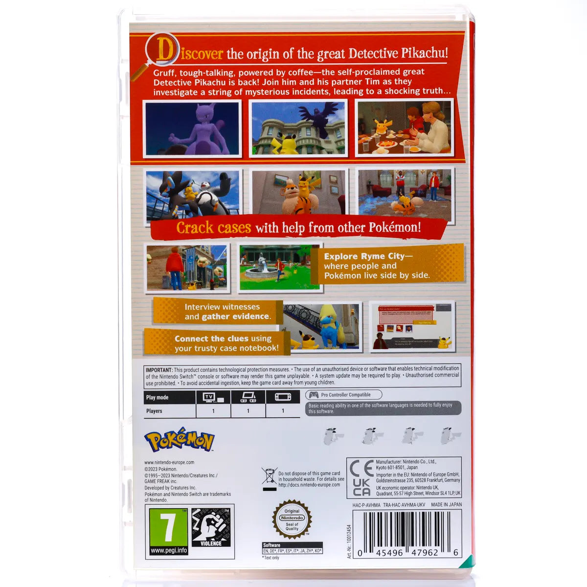 Detective Pikachu Returns - Switch spill - Retrospillkongen