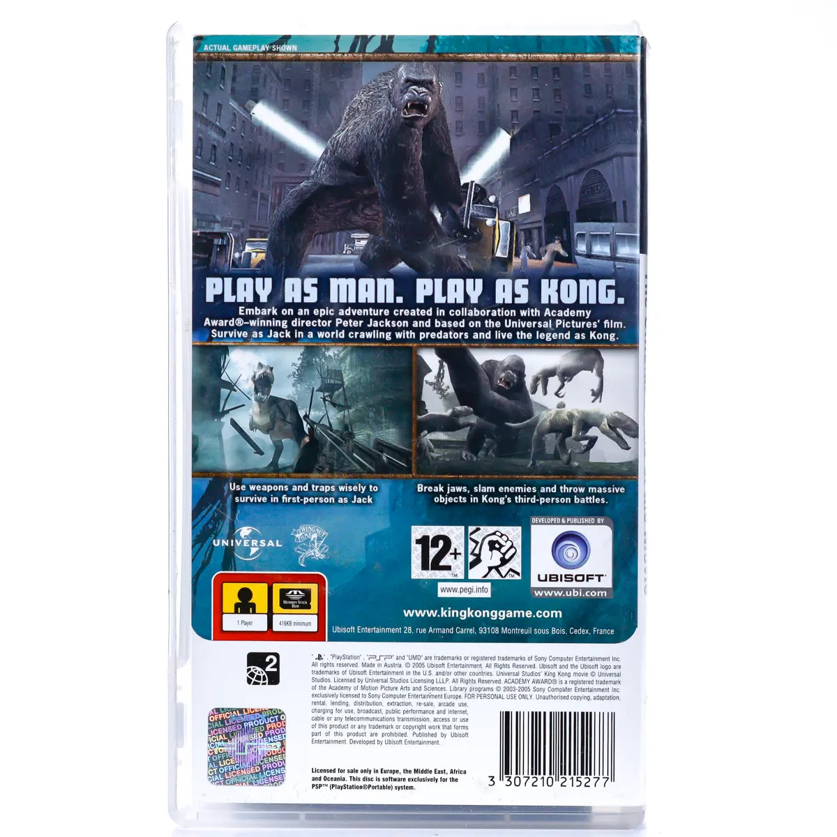 Peter Jackson's King Kong - PSP spill - Retrospillkongen