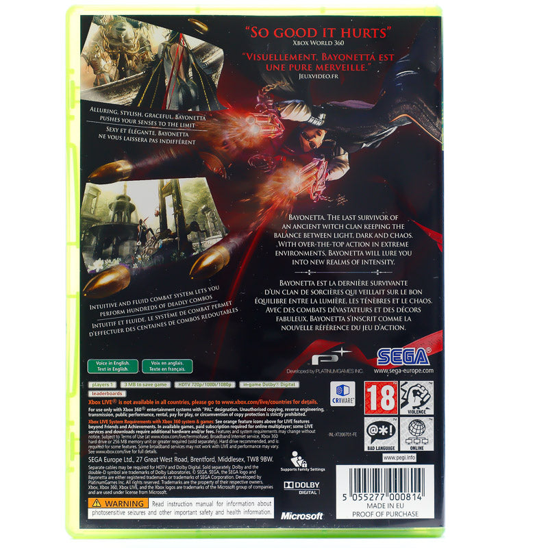 Bayonetta - Xbox 360 spill - Retrospillkongen