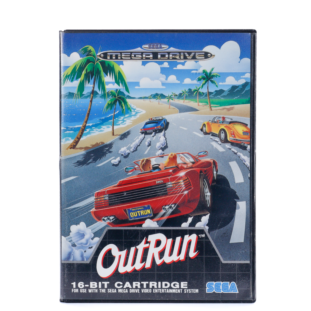 OutRun - SEGA Mega Drive spill - Retrospillkongen
