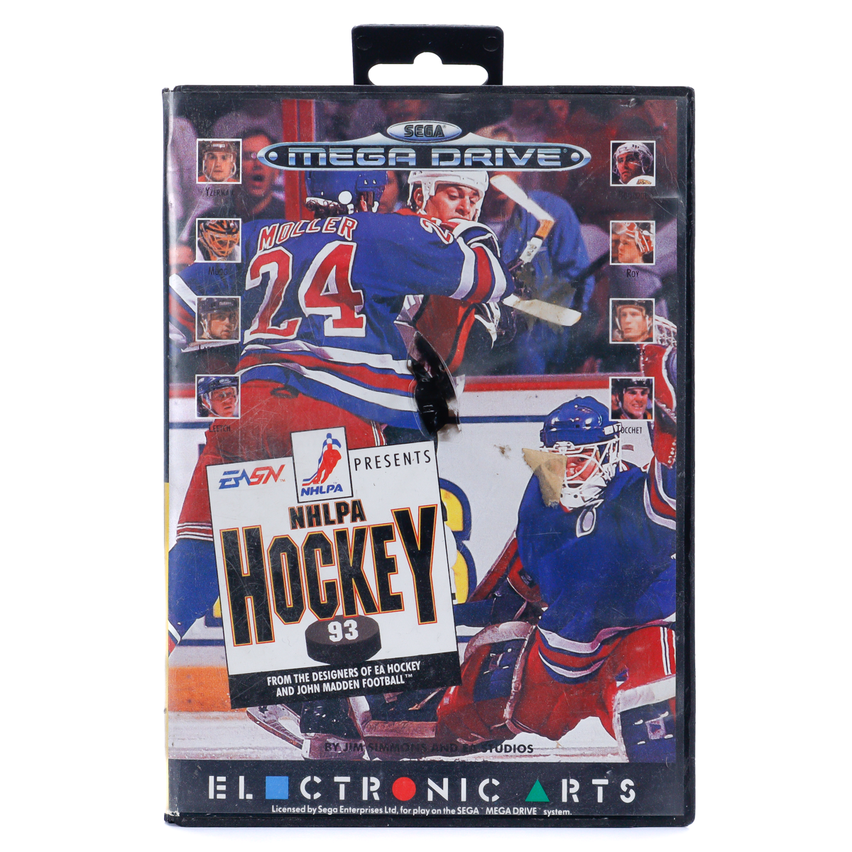 NHLPA Hockey 93 - SEGA Mega Drive spill - Retrospillkongen