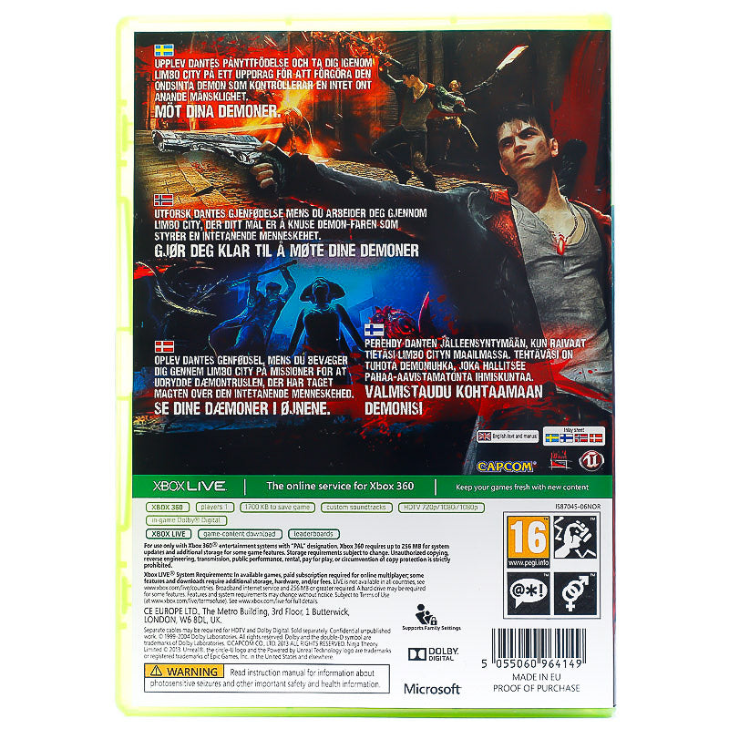 DmC: Devil May Cry - Xbox 360 spill - Retrospillkongen