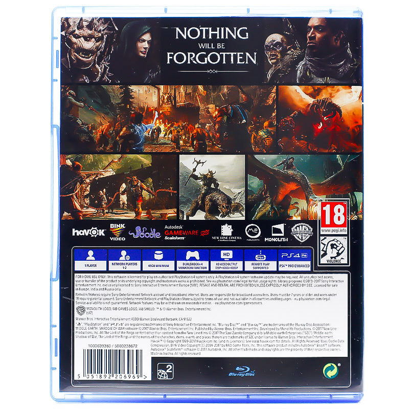 Middle-earth: Shadow of War - PS4 spill - Retrospillkongen