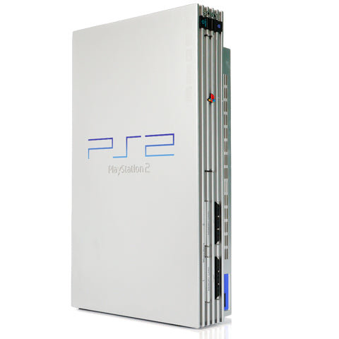 Sony PlayStation 2 Bakoverkompatibel Sølv Konsoll Pakke - PS2 - Retrospillkongen