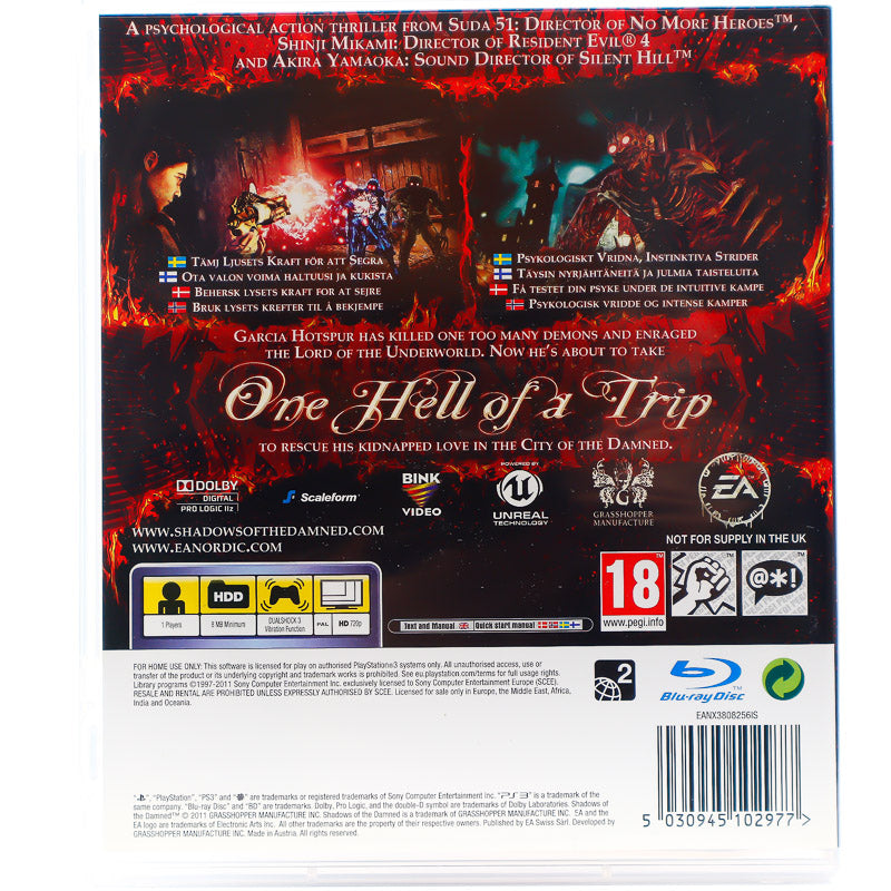 Shadows of the Damned - PS3 spill - Retrospillkongen