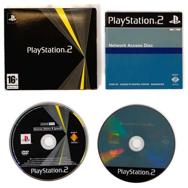 Playstation 2 Demo Disc 8 (you) og Network Access Disc - PS2 Spil - Retrospillkongen