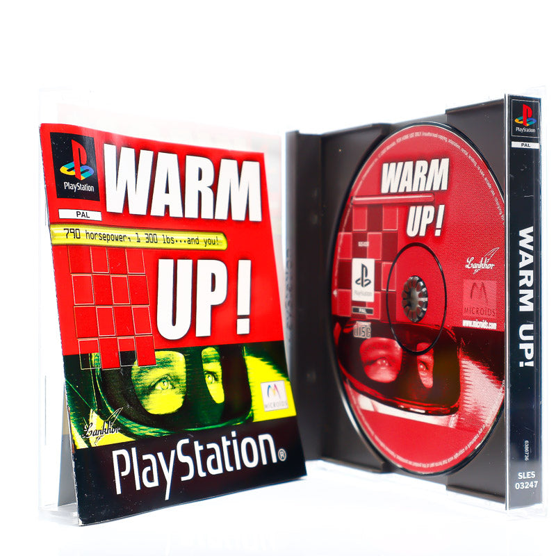 Warm UP! - PS1 spill - Retrospillkongen