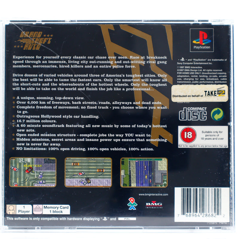 Grand Theft Auto: Limited Edition - PS1 spill - Retrospillkongen